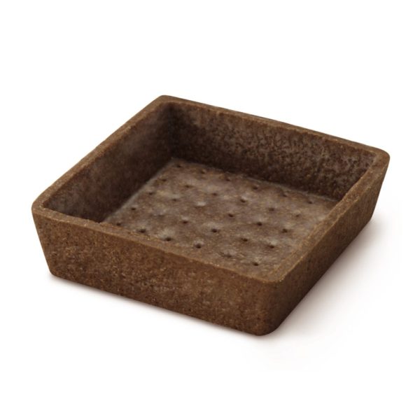 Tartelettes Filigrano čtverec choco 5,3cm 144ks/ 6 plat