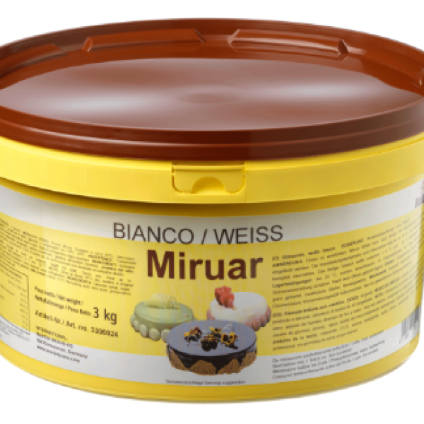 Miruar-bílá lesklá poleva 3kg