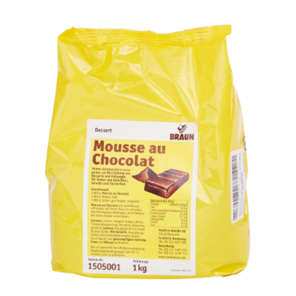 Mousse - pěna bílá 1kg